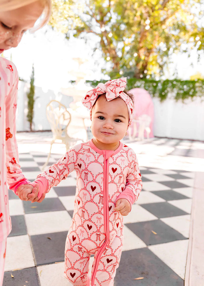 Love You Always Zipper Romper