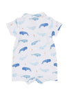 Polo Romper - Whale Hello There