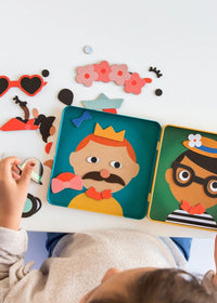 Funny Faces Magnetic Play Set