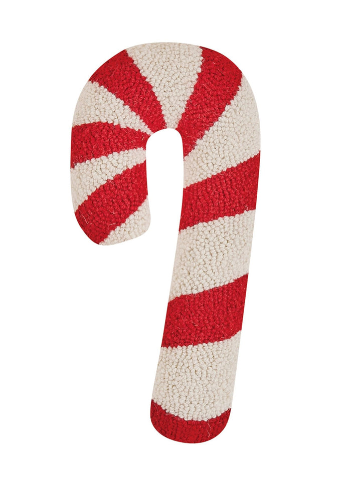 Candy Cane Shaped Hook Pillow