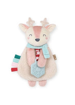 Holiday Itzy Lovey™ Plush + Teether Toy - Pink Reindeer