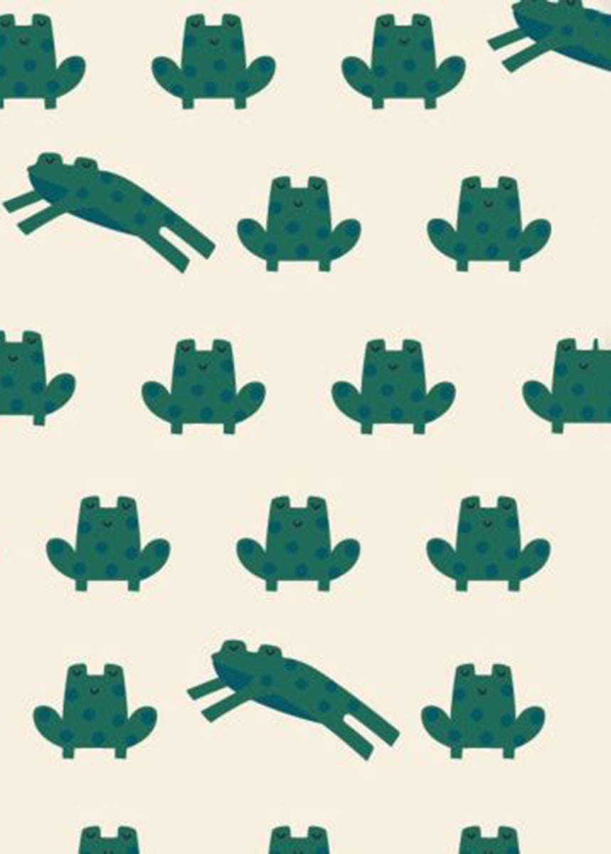 Kids Long John Pajama Set - Ribbit Ribbit