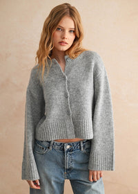 Regina Cardigan - Heather Grey
