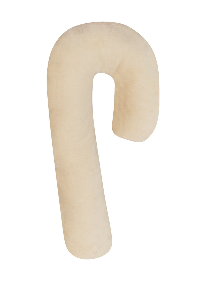 Candy Cane Shaped Hook Pillow