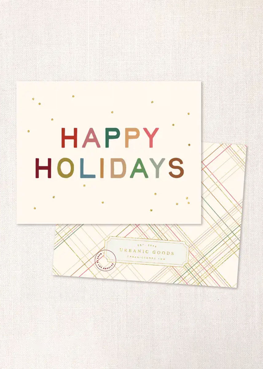 Happy Holidays Greeting Card