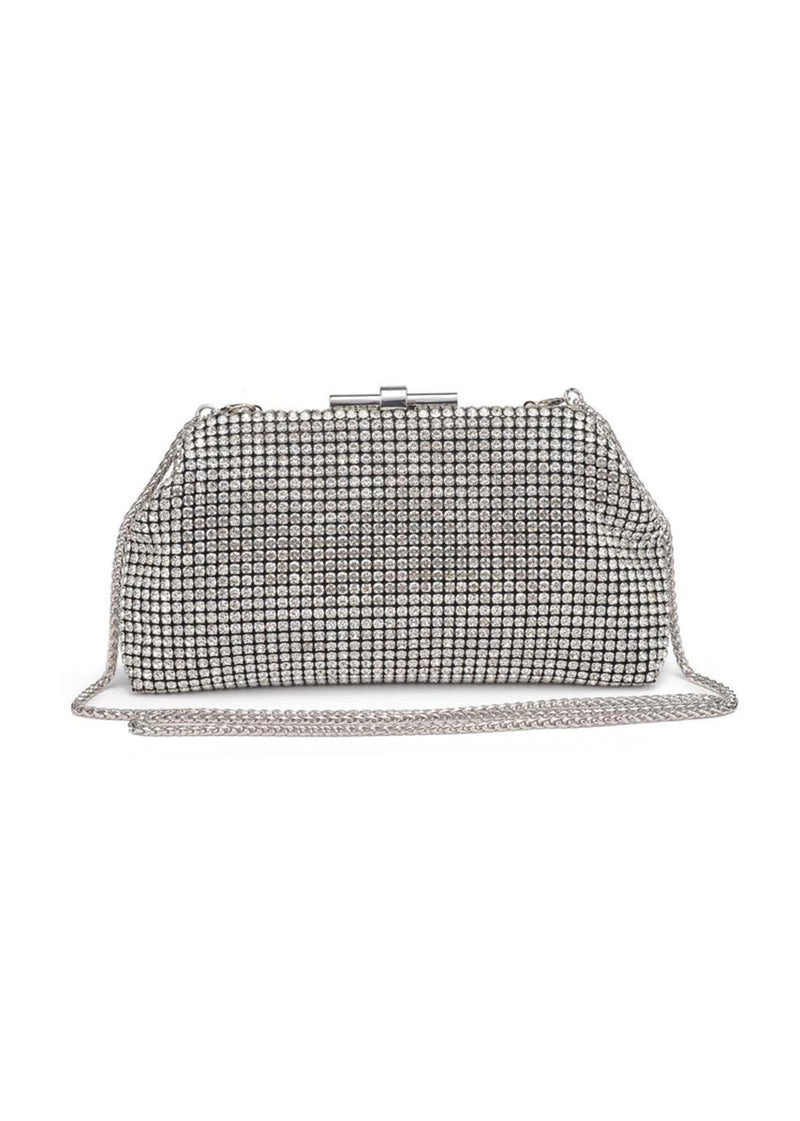 Delfina Evening Bag - Silver