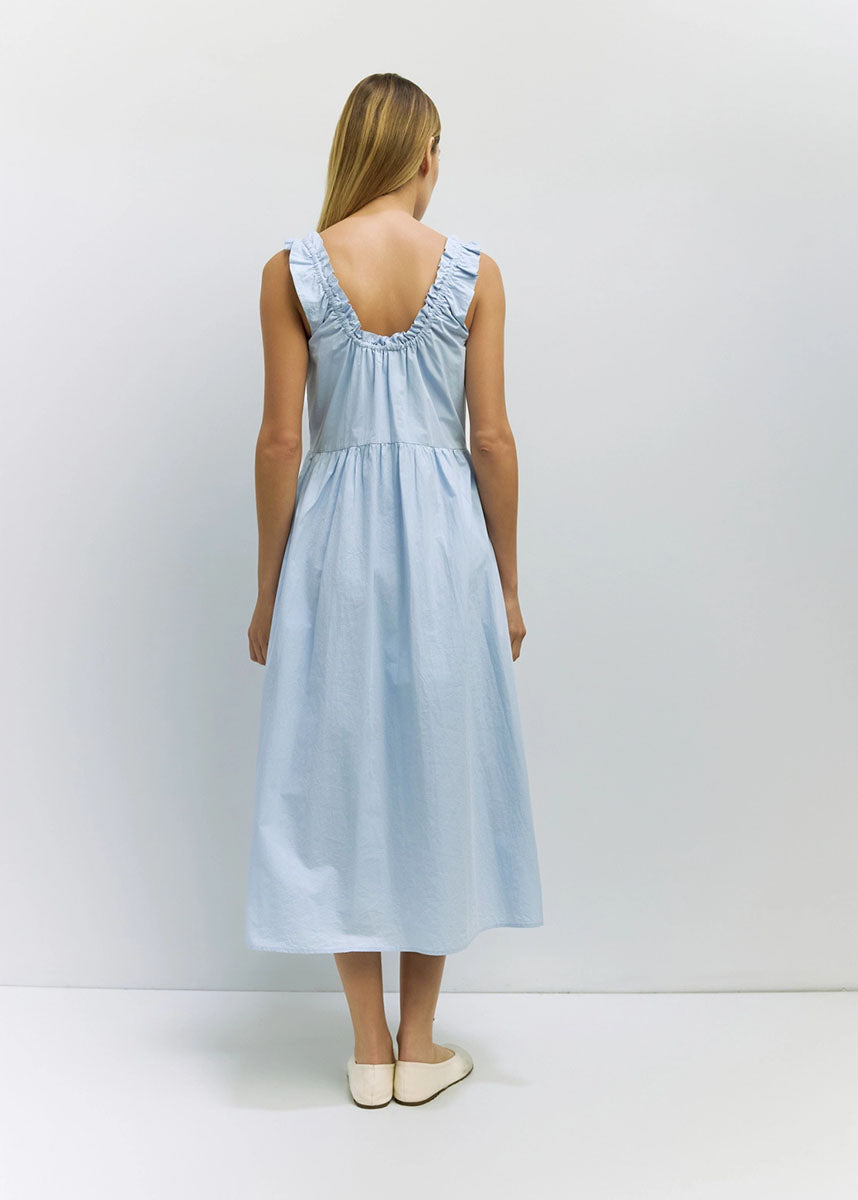 The Clare Midi Dress - Blue