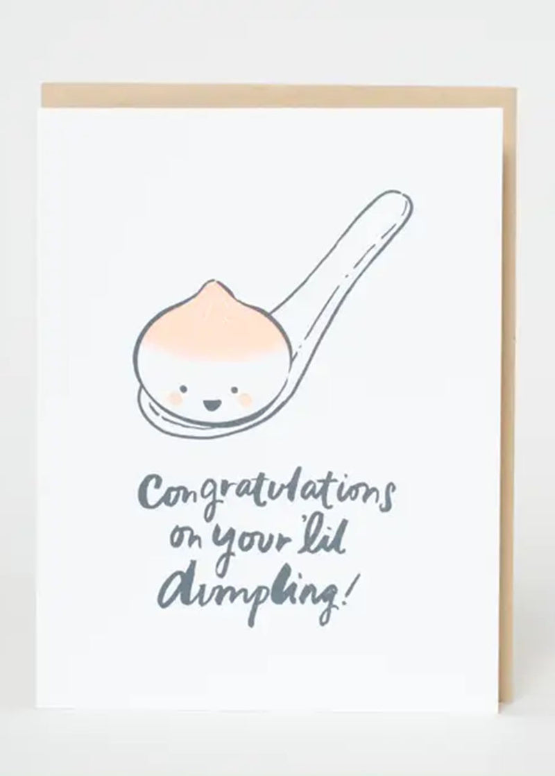 Congrats Lil' Dumpling Baby Card