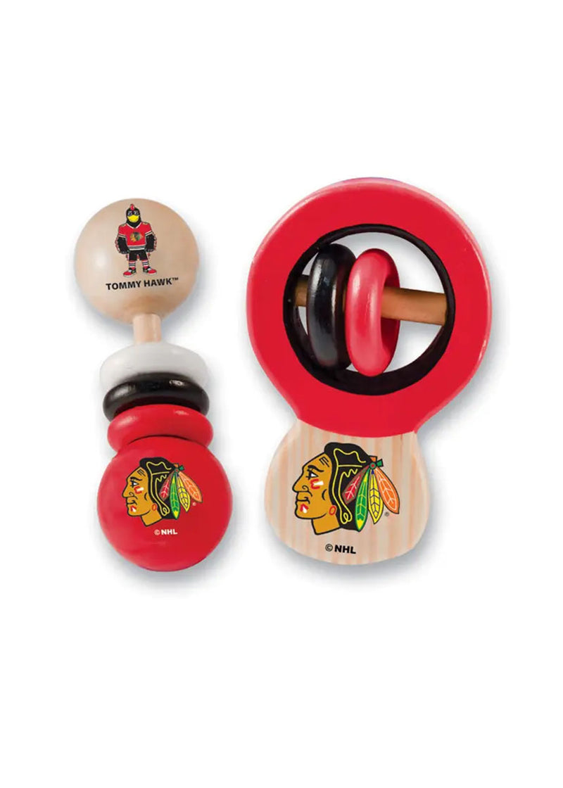 Chicago Blackhawks Baby Rattles (2-Pack)