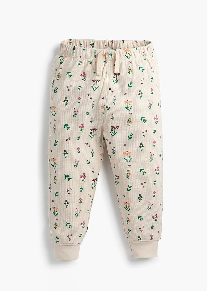 French Terry Joggers - Fall Flowers