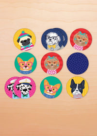 Dog Portraits Mini Memory Match Game