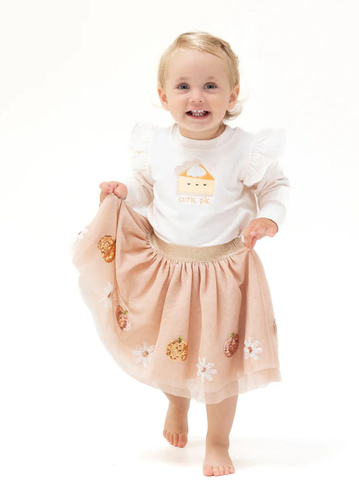 Pumpkins & Flowers Tutu Skirt