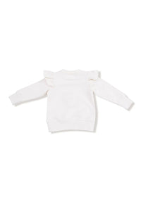 French Terry Ruffle Sweatshirt - Trick Or Treat