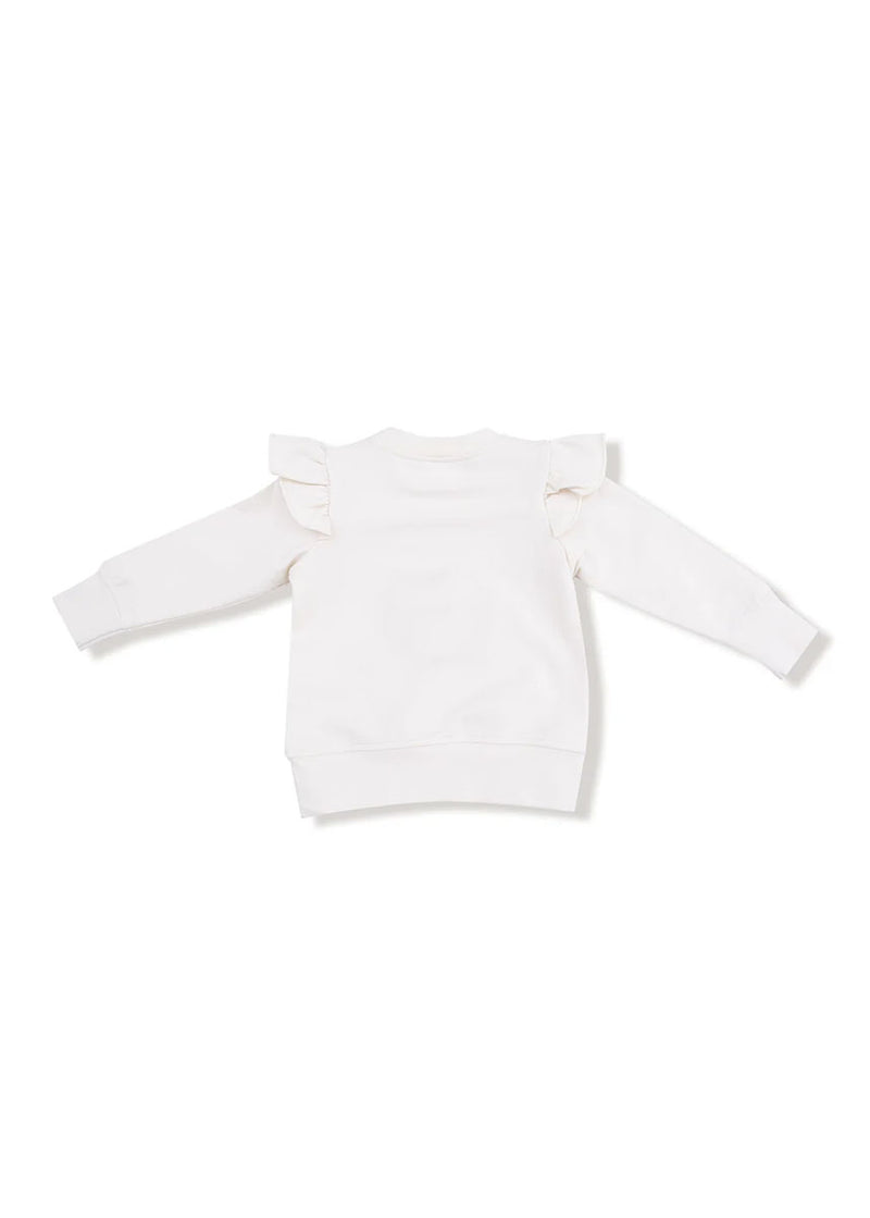 French Terry Ruffle Sweatshirt - Trick Or Treat