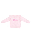 Lil Sis Ruffle Sweatshirt - Pink