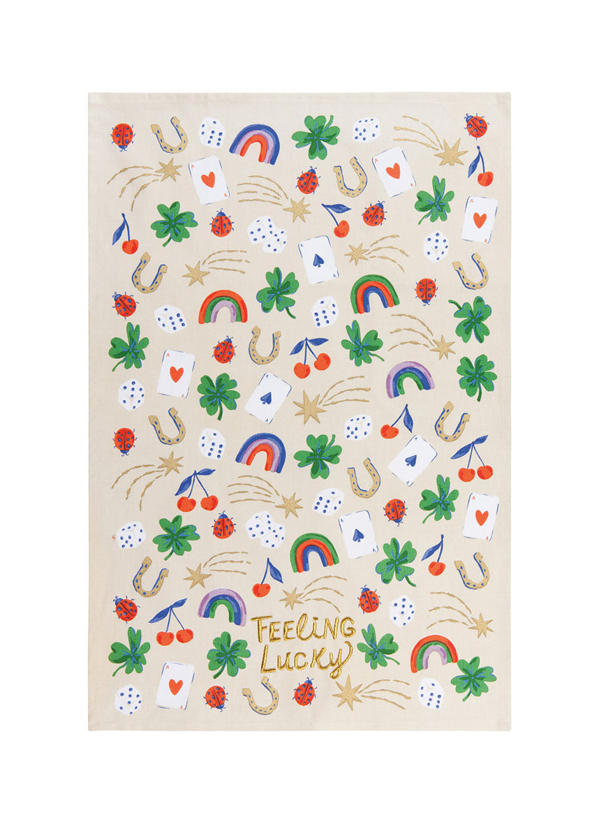 Feeling Lucky Dish Towel