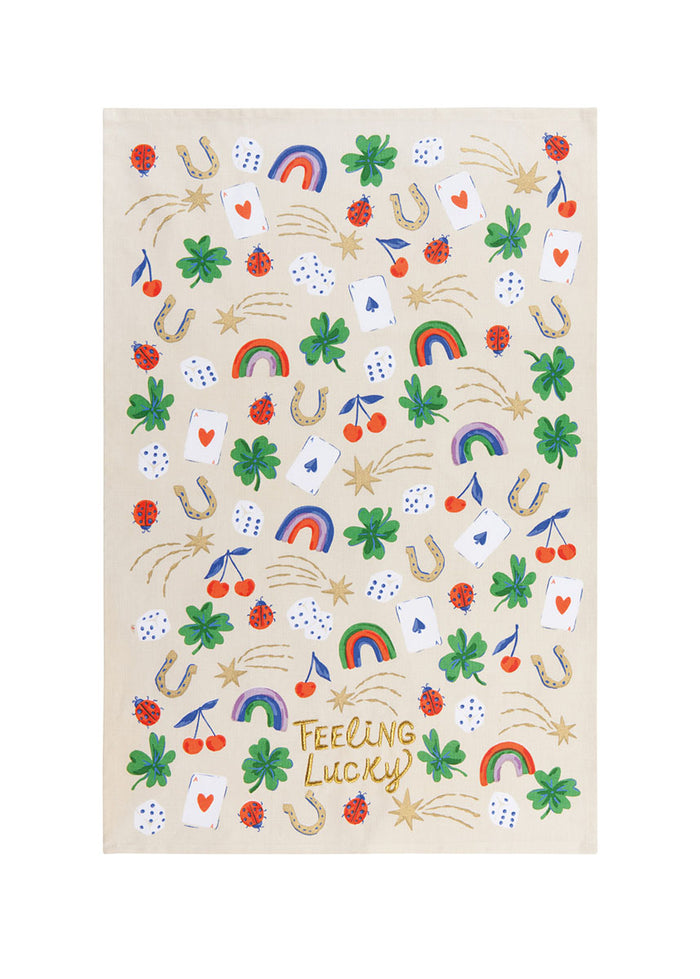 Feeling Lucky Dish Towel