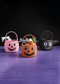 Orange Pumpkin Treat Basket