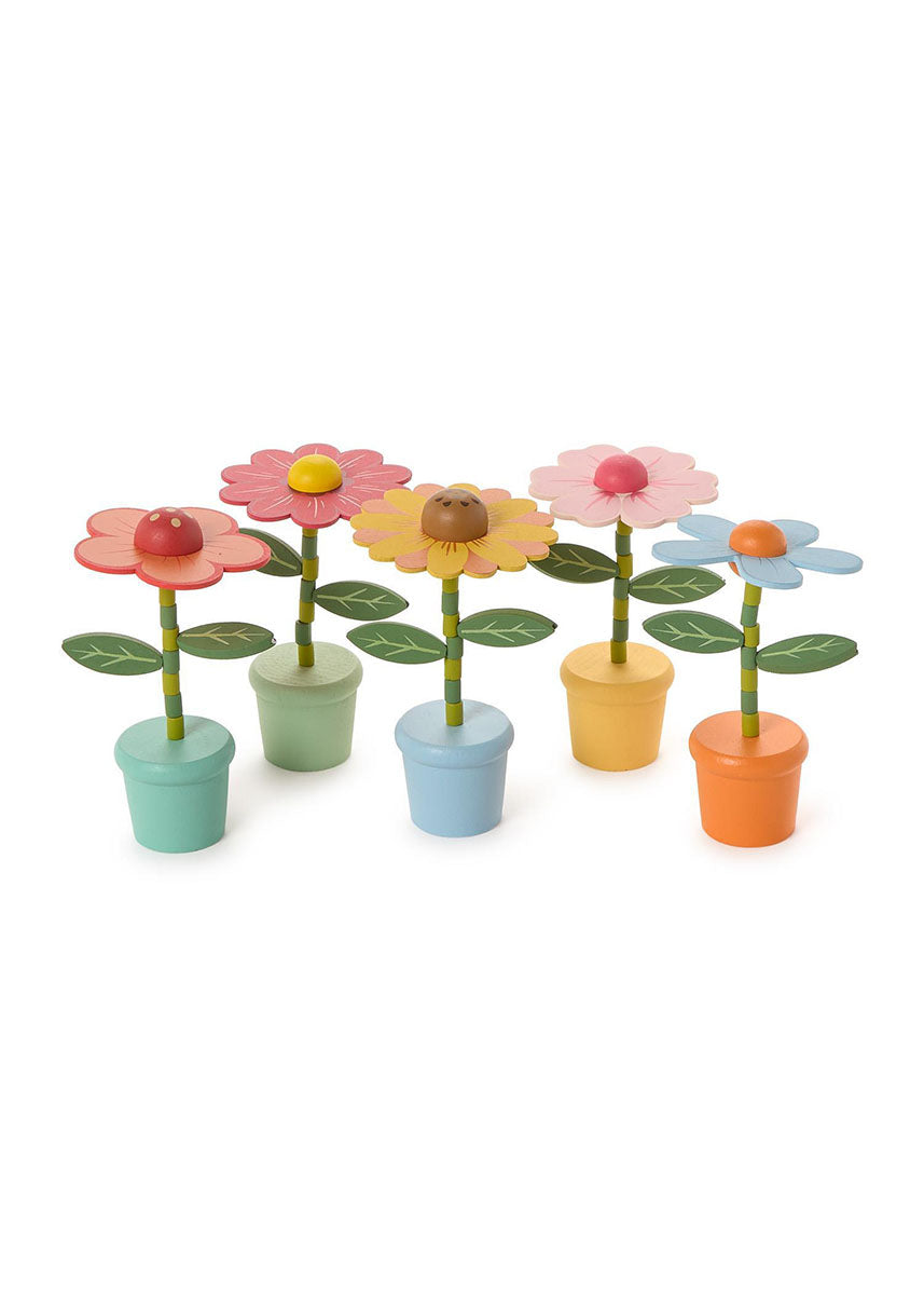 Wooden Flower Push Toy