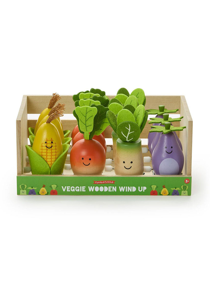 Veggie Wooden Wind Up Toy