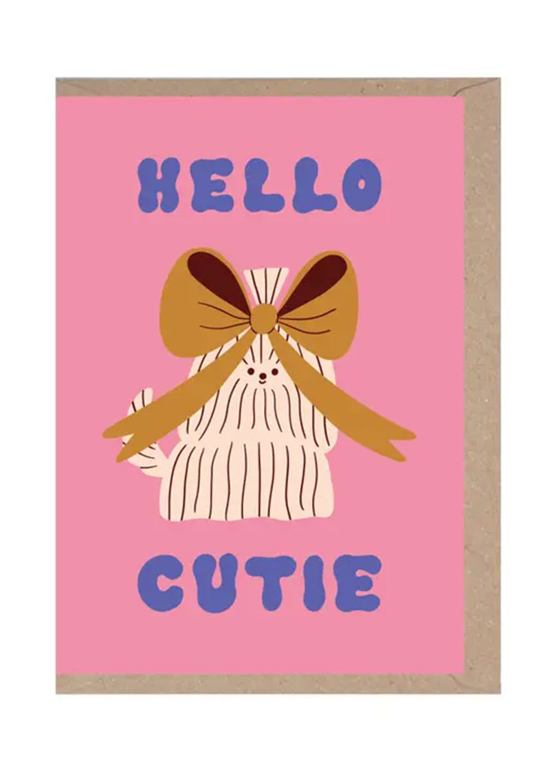 Hello Cutie Greeting Card