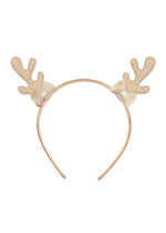 Golden Reindeer Headband