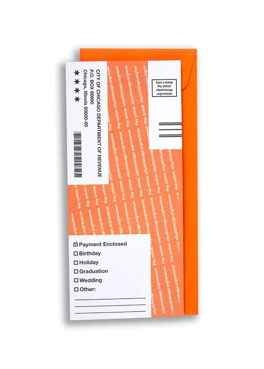 Parking Ticket Money Holder Card