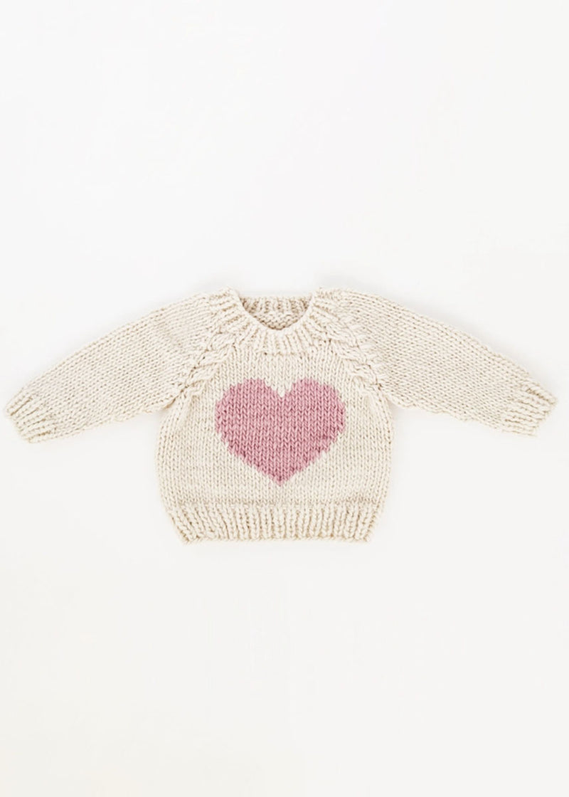 Sweetheart Crew Neck Sweater