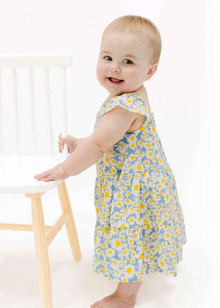 Twirly Sundress - Shasta Daisy