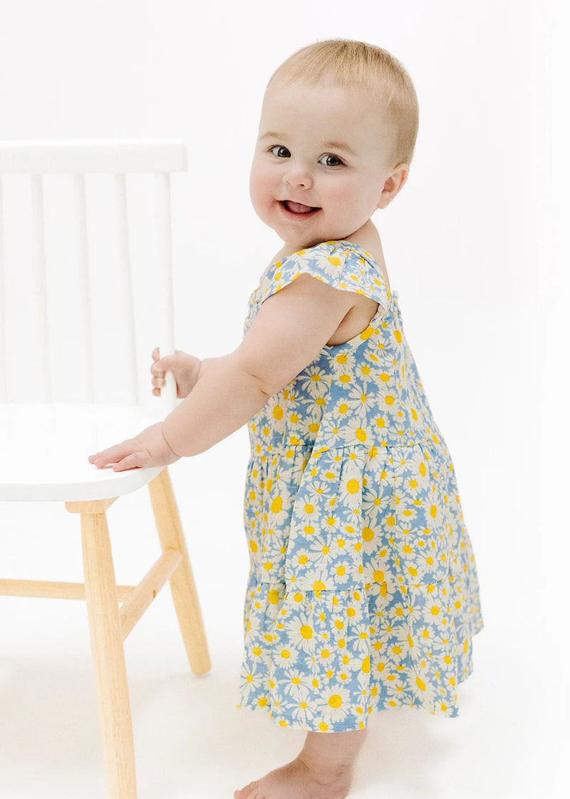 Twirly Sundress - Shasta Daisy