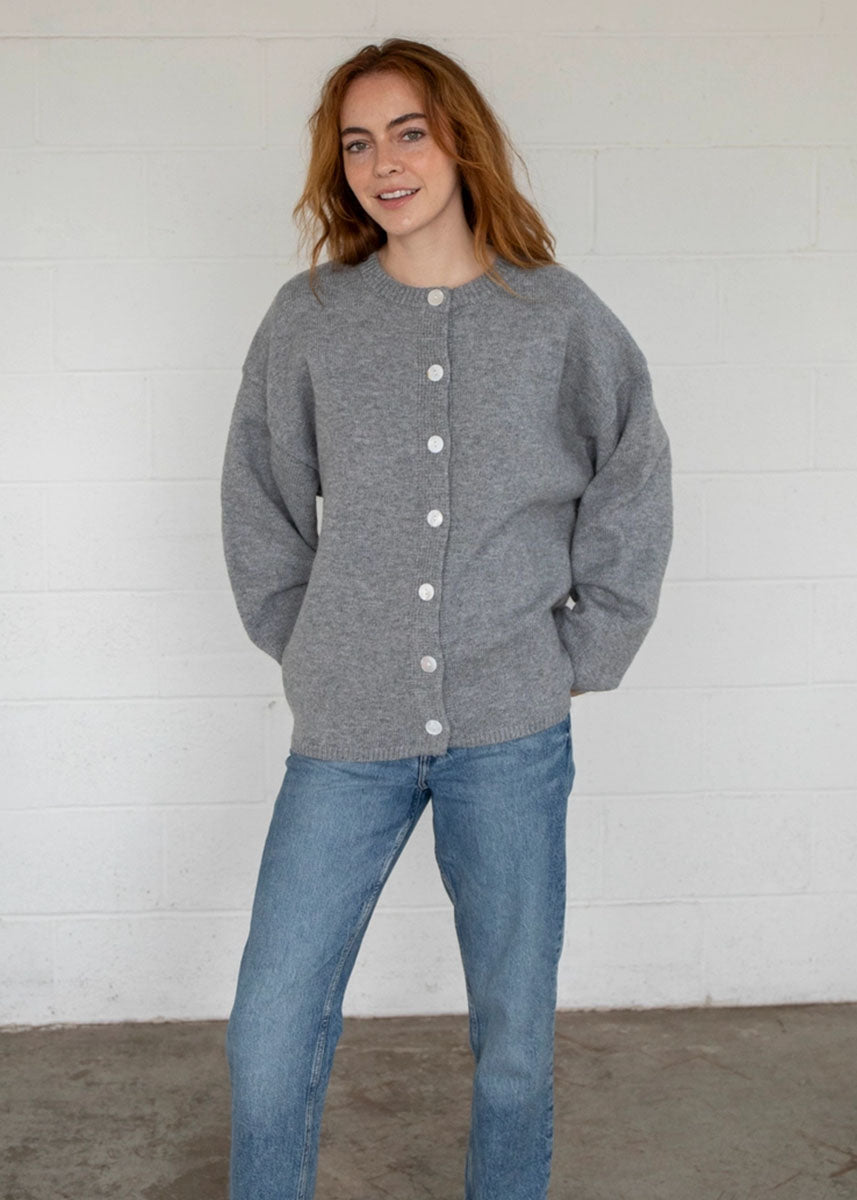 Juniper Cardigan - Heather Grey