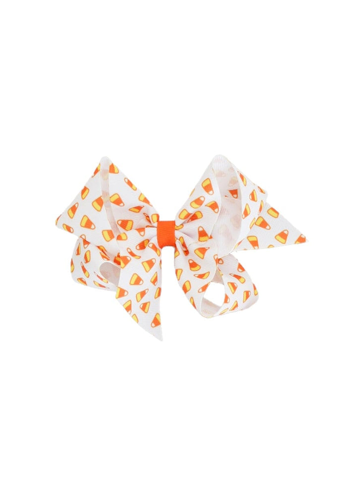 Halloween Print Bow - Candy Corn