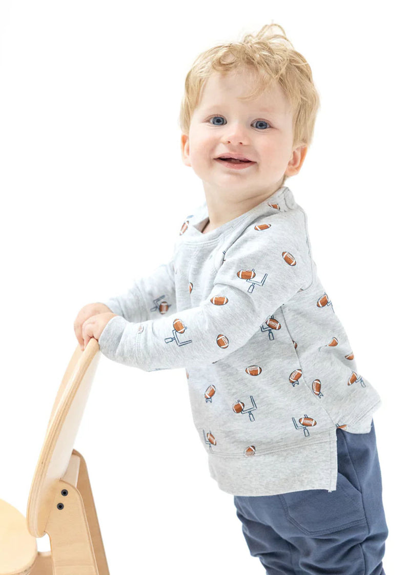 French Terry Sweatshirt & Jogger Set - Football Field Goal