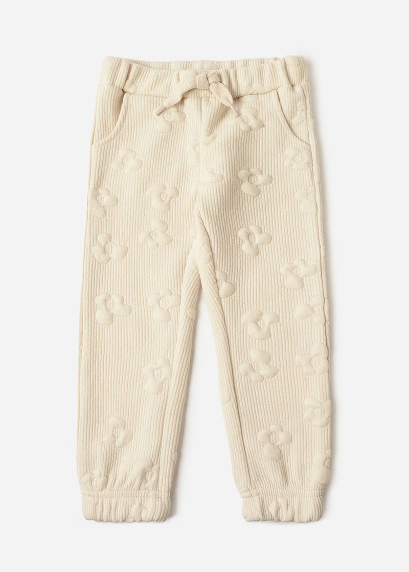 Quinn Floral Tracksuit - Chickpea