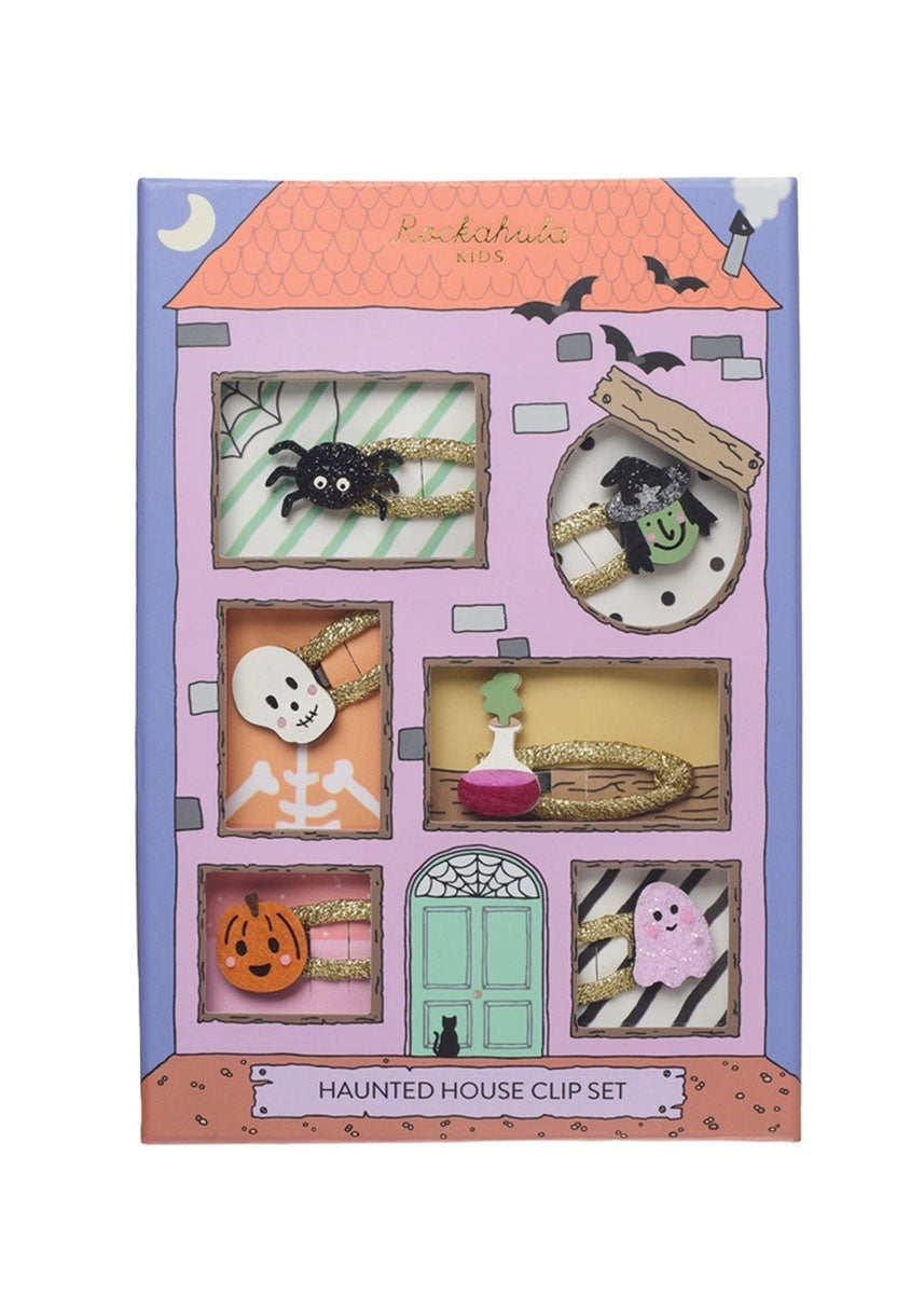 Haunted House Hair Clip Set