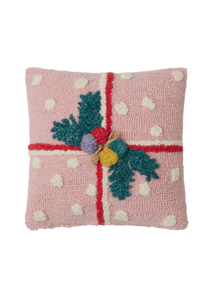 Pink Present Hook Pillow