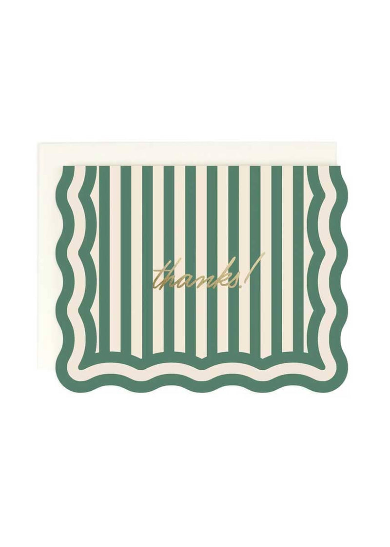 Thanks! Striped Card