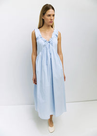 The Clare Midi Dress - Blue