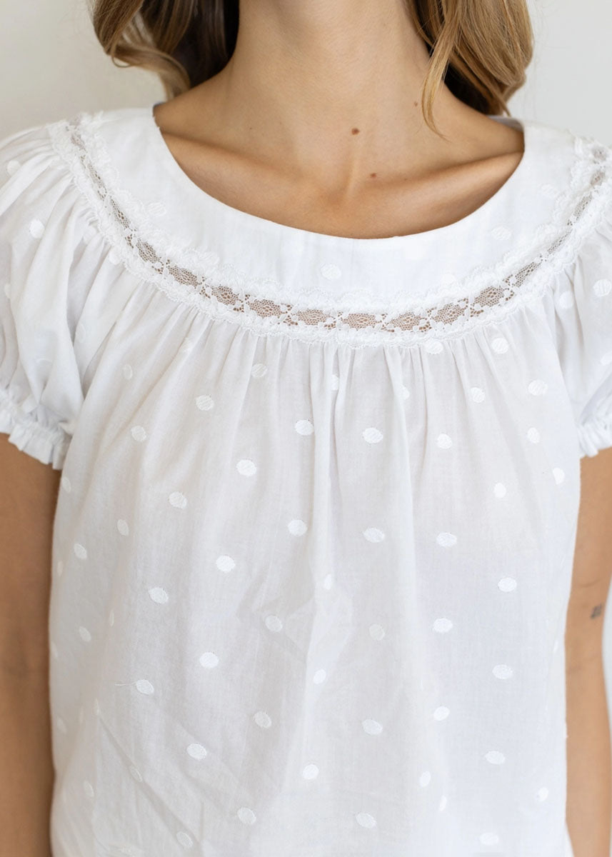 Aria Blouse - White