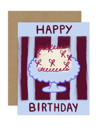 Happy Birthday Cake Card