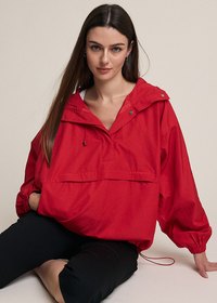 Rai Anorak Pullover Jacket - Red