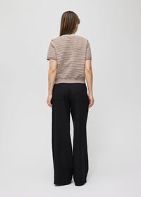 The Faye Cardigan - Brown/Ivory/Blue