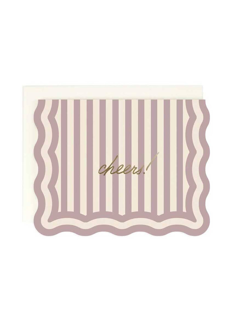 Cheers! Striped Card