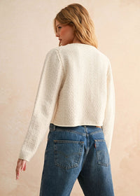 Mira Tie-Front Top - Cream