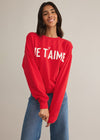 First Date Sweatshirt - Cherry