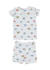2-Piece Pajama Shorts Set - Dinosaur ABC