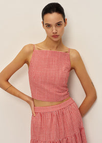 Jamie Top - Red Gingham