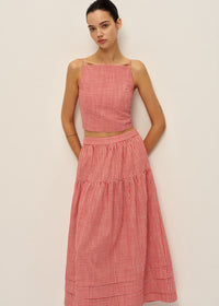 Jamie Top - Red Gingham