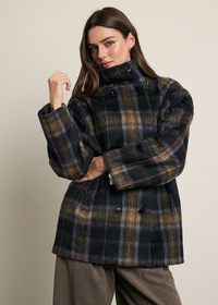 Tara Plaid Jacket - Green Plaid