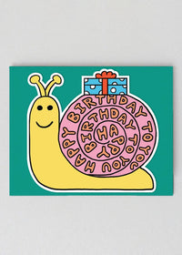 Birthday Snail Card